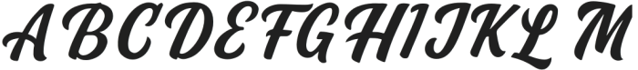 Mailune Regular otf (400) Font UPPERCASE