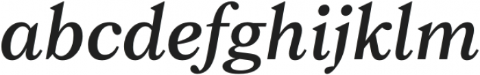 Maine Regular Italic otf (400) Font LOWERCASE