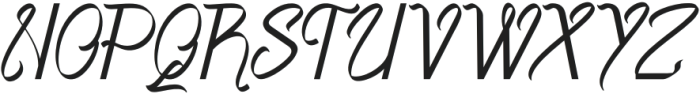 Mainkarl Italic otf (400) Font UPPERCASE
