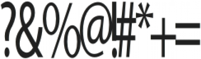 Mainmia Bold otf (700) Font OTHER CHARS