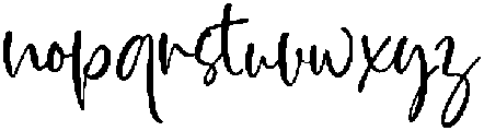 Mains Douces otf (400) Font LOWERCASE