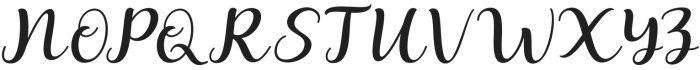 Mainstay Script Italic Regular otf (400) Font UPPERCASE