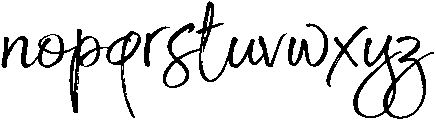 Mainstream otf (400) Font LOWERCASE