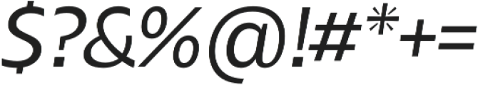 Maipo Sans Regular Italic otf (400) Font OTHER CHARS