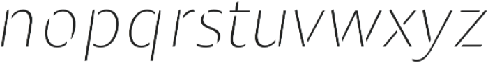 Maipo Sans Stencil Thin Italic otf (100) Font LOWERCASE
