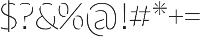 Maipo Sans Stencil Thin otf (100) Font OTHER CHARS