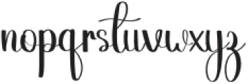 Maisara Regular otf (400) Font LOWERCASE