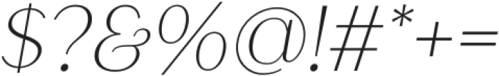 Maison De Artisan Italic otf (400) Font OTHER CHARS