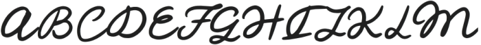 Maison du Soleil Script otf (400) Font UPPERCASE