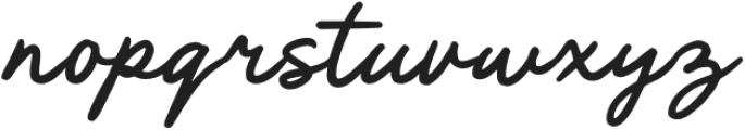 Maison du Soleil Script otf (400) Font LOWERCASE