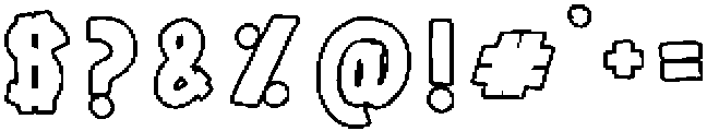 MaisonDeFleurs Outline otf (400) Font OTHER CHARS
