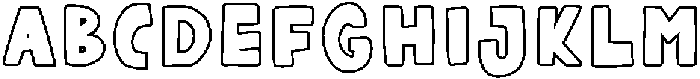 MaisonDeFleurs Outline otf (400) Font UPPERCASE
