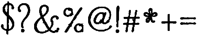 MaisonFlorea Bold otf (700) Font OTHER CHARS