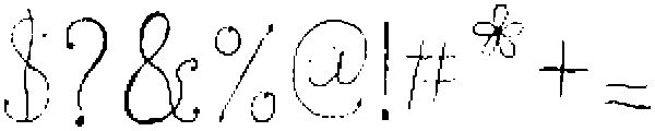 MaisonFlorea Pencil otf (400) Font OTHER CHARS