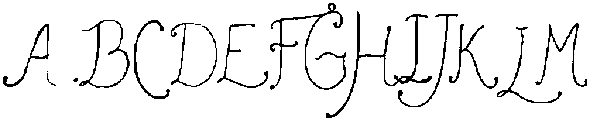 MaisonFlorea Pencil otf (400) Font UPPERCASE
