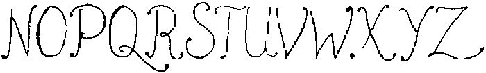 MaisonFlorea Pencil otf (400) Font UPPERCASE