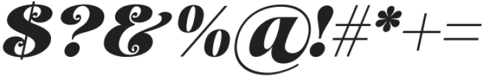 MaisonParis-Italic otf (400) Font OTHER CHARS