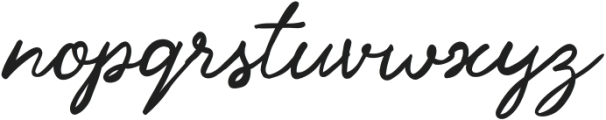 MaisonVoyages Script ttf (400) Font LOWERCASE