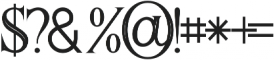 Majestic Inline Regular otf (400) Font OTHER CHARS