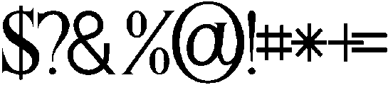 Majestic Regular otf (400) Font OTHER CHARS