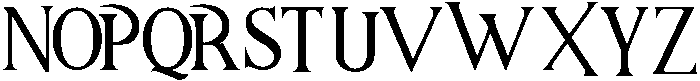 Majestic Regular otf (400) Font LOWERCASE