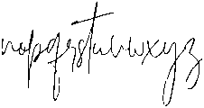 Majestic Writing Regular otf (400) Font LOWERCASE