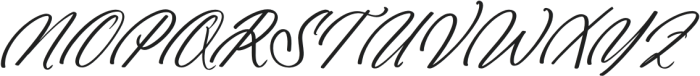 Majestric Italic otf (400) Font UPPERCASE