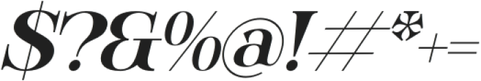 Majesty Goldera Italic otf (400) Font OTHER CHARS