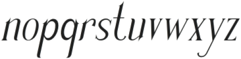Majesty-Italic otf (400) Font LOWERCASE