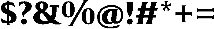 Majesty Poster otf (400) Font OTHER CHARS