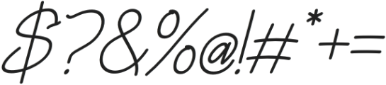 Majoridy Italic otf (400) Font OTHER CHARS