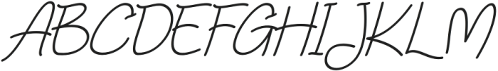 Majoridy Italic otf (400) Font UPPERCASE