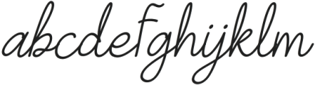 Majoridy Italic otf (400) Font LOWERCASE