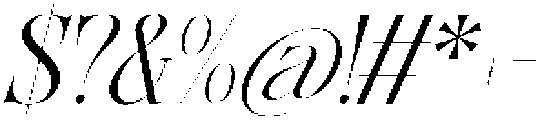 Makcasa Italic otf (400) Font OTHER CHARS