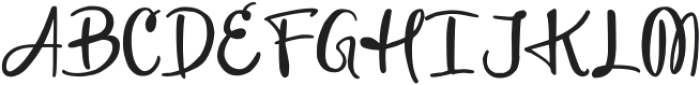 Make a Wish otf (400) Font UPPERCASE