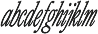 Maker Italic otf (400) Font LOWERCASE