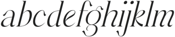 Makgery Italic otf (400) Font LOWERCASE