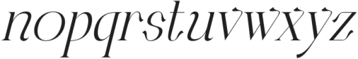 Makgery Italic otf (400) Font LOWERCASE