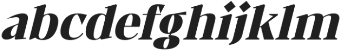 Makien Italic otf (400) Font LOWERCASE