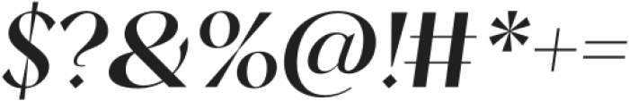 Makna Italic otf (400) Font OTHER CHARS