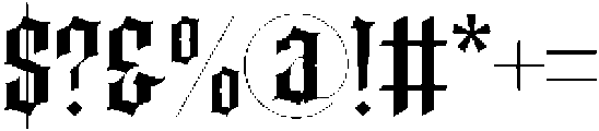 Maknin otf (400) Font OTHER CHARS