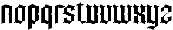Maknin otf (400) Font LOWERCASE