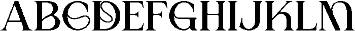 Makova Regular otf (400) Font UPPERCASE