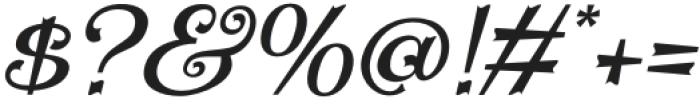 Makulcey Italic otf (400) Font OTHER CHARS