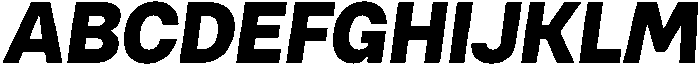 Malbe Black Oblique otf (900) Font UPPERCASE