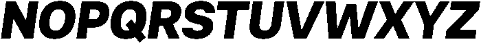 Malbe Black Oblique otf (900) Font UPPERCASE