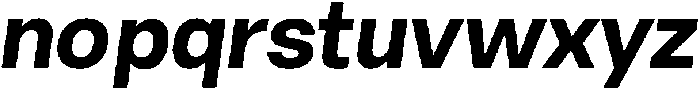 Malbe Bold Oblique otf (700) Font LOWERCASE