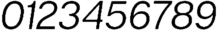 Malbe Light Oblique otf (300) Font OTHER CHARS