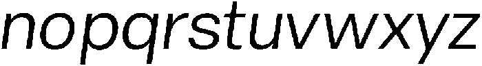Malbe Light Oblique otf (300) Font LOWERCASE