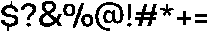 Malbe Medium otf (500) Font OTHER CHARS